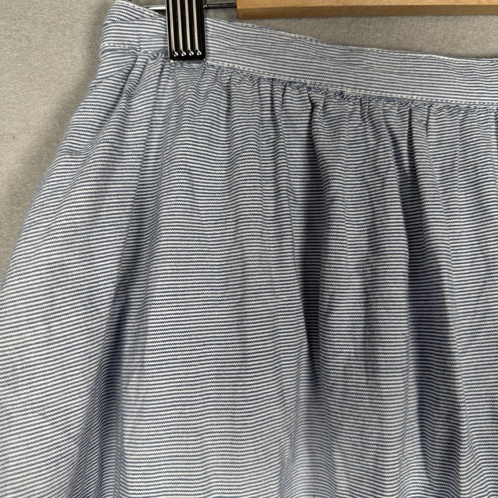 Tommy Hilfiger Mini Skirt Lace Blue 100% Cotton Sz 8 - Picture 8 of 11